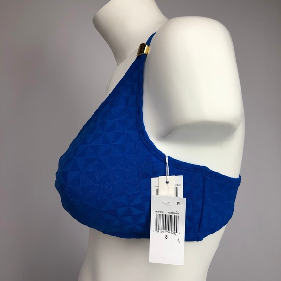 Bleu Rod Beattie Textured Asymmetrical Bik… - Picture 3 of 5